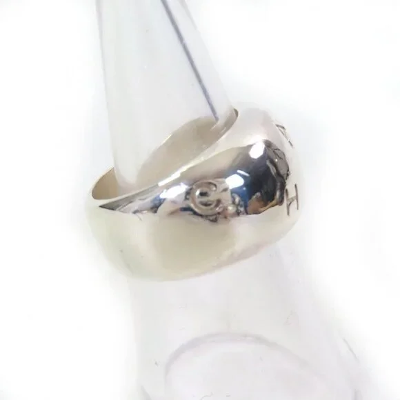CHANEL Authentic Silver Ring - Picture 3 of 9